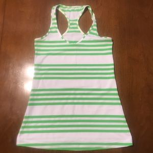 striped lululemon cool racerback tank